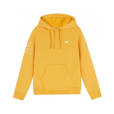 (Women) New Balance Logo Printed Sweatshirt Women Yellow NC94S212-MYW