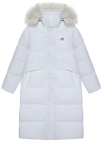 (Women) New Balance Long Winter Down Jacket Grey Casual Sport Warm Coat NCNPA46032-GR (Women) New Balance Long Winter Down Jacket Grey Casual Sport Warm Coat NCNPA46032-GR