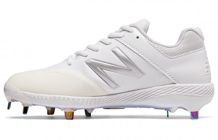 (Women) New Balance Low-Cut Fuse1 Metal Cleat 'White Blue Pink' SMFUSEH1