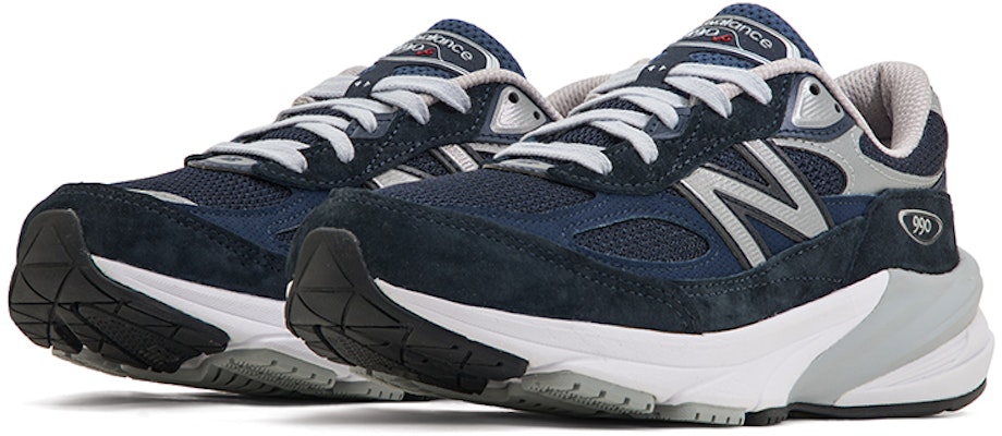 (W) New Balance Made in USA 990v6 'Kasut Lari Rendah Biru Kelabu Tahan Licin' W990NV6 Lookbook (W) New Balance Made in USA 990v6 'Kasut Lari Rendah Biru Kelabu Tahan Licin' W990NV6