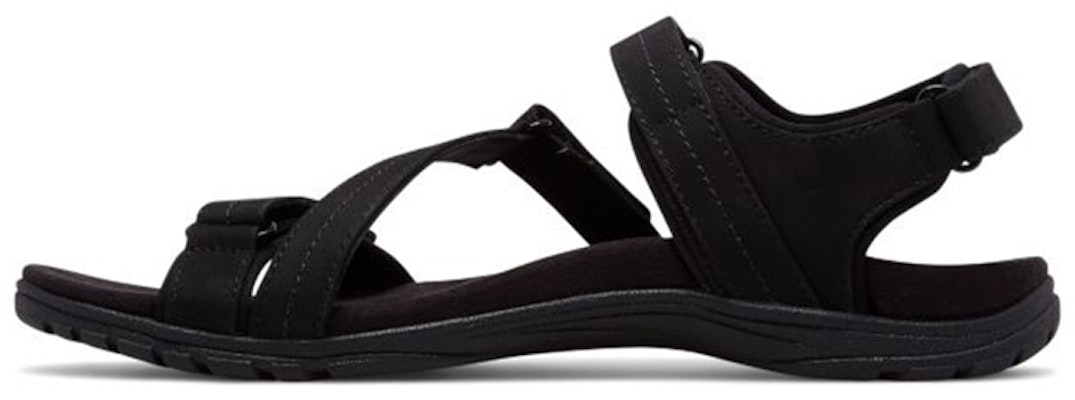 (W) New Balance Sandalia Maya de Cuero con Velcro Minimalista Punta Abierta Negro Puro WR2100BK Buy (W) New Balance Sandalia Maya de Cuero con Velcro Minimalista Punta Abierta Negro Puro WR2100BK