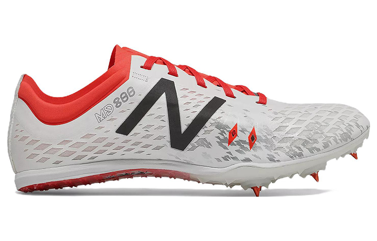 Order New Balance MD800 v5 Spike 低筒 跑步鞋 女款 白黑紅