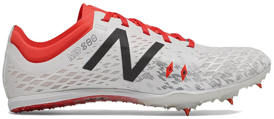 (Women) New Balance MD800 v5 Spike 'White Black Red' WMD800F5 Order (Women) New Balance MD800 v5 Spike 'White Black Red' WMD800F5
