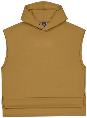 (W) New Balance MET24 Hoodie Tanpa Lengan Wanita Beige Nyaman Kasual AWV45023-GIN Buy (W) New Balance MET24 Hoodie Tanpa Lengan Wanita Beige Nyaman Kasual AWV45023-GIN
