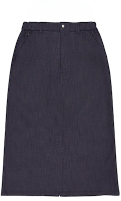 (Women) New Balance MET 24 Indigo Denim Skirt with Logo and Mid-Waist Design. AWK45023-IN Buy (Women) New Balance MET 24 Indigo Denim Skirt with Logo and Mid-Waist Design. AWK45023-IN