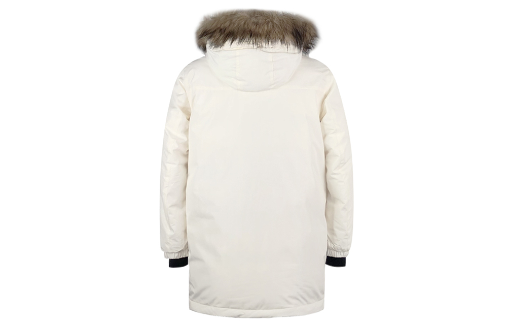 Lookbook (Women) New Balance Mid-Length Utility Down Jacket in Ivory White NP943022-IV