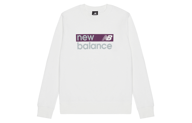 (Women) New Balance Minimalist Crewneck Sweatshirt White (Womens) WT03804-WT