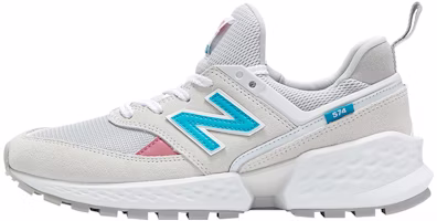 (Women) New Balance NB 574 Sport Sports Casual Shoes 'White Grey Blue' WS574PRA (Women) New Balance NB 574 Sport Sports Casual Shoes 'White Grey Blue' WS574PRA
