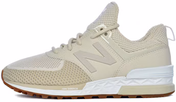 (Women) New Balance NB 574 Sport Sports Casual Shoes 'Cream y White' WS574WA (Women) New Balance NB 574 Sport Sports Casual Shoes 'Cream y White' WS574WA