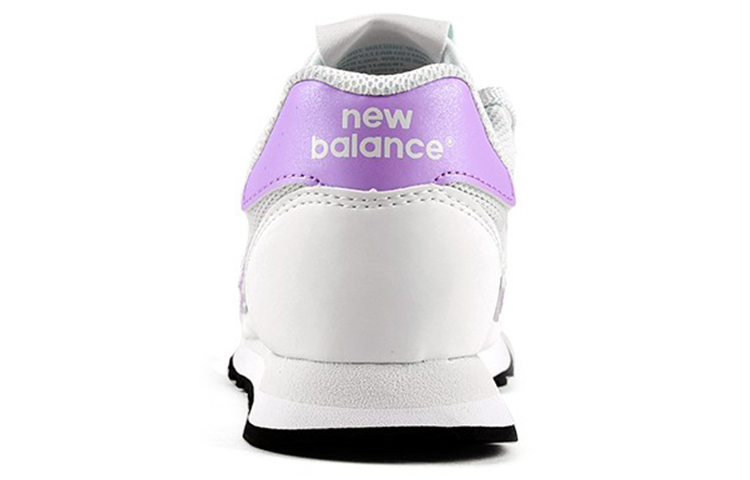 Shop New Balance NB 500 低筒 跑步鞋 女款 白紫色