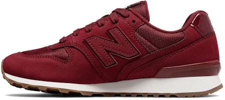 (Women) New Balance Nubuck 696 'Wine Red White' WL696SKH (Women) New Balance Nubuck 696 'Wine Red White' WL696SKH