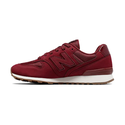 (W) NB Nubuck 696 'Wine Red White'