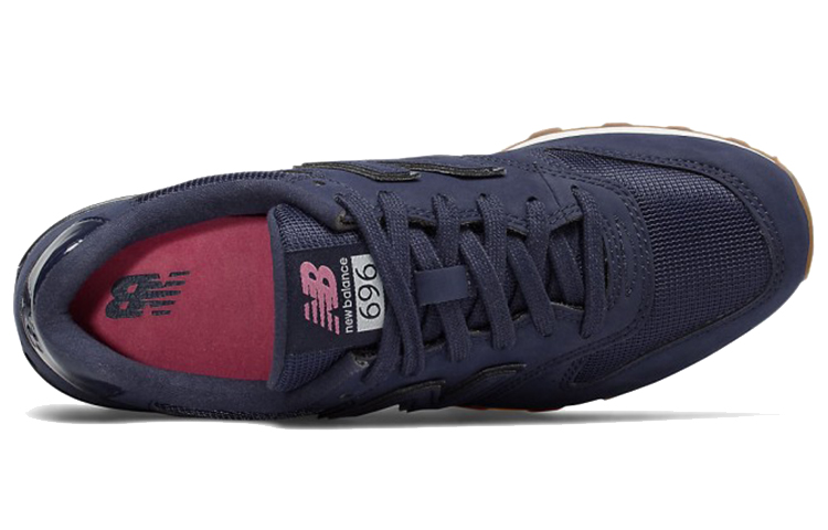 Lookbook (W) New Balance Nubuck 696 Series Azul Marino 'Azul Oscuro Blanco' WL696SKF