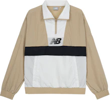 (Women) New Balance Off-White Vintage Half-Zip Track Jacket NA933012-IV (Women) New Balance Off-White Vintage Half-Zip Track Jacket NA933012-IV