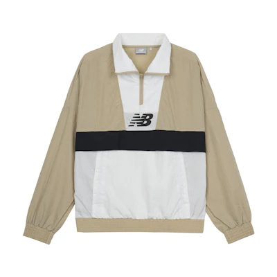 (Women) New Balance Off-White Vintage Half-Zip Track Jacket NA933012-IV