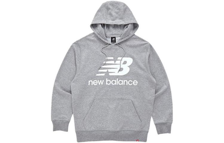 (Women) New Balance Oversized Logo Hoodie Gray NBMLC19013-15