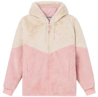 (Women) New Balance Pink Colorblock Logo Breathable Casual Knit Jacket 6DC43142-PK (Women) New Balance Pink Colorblock Logo Breathable Casual Knit Jacket 6DC43142-PK