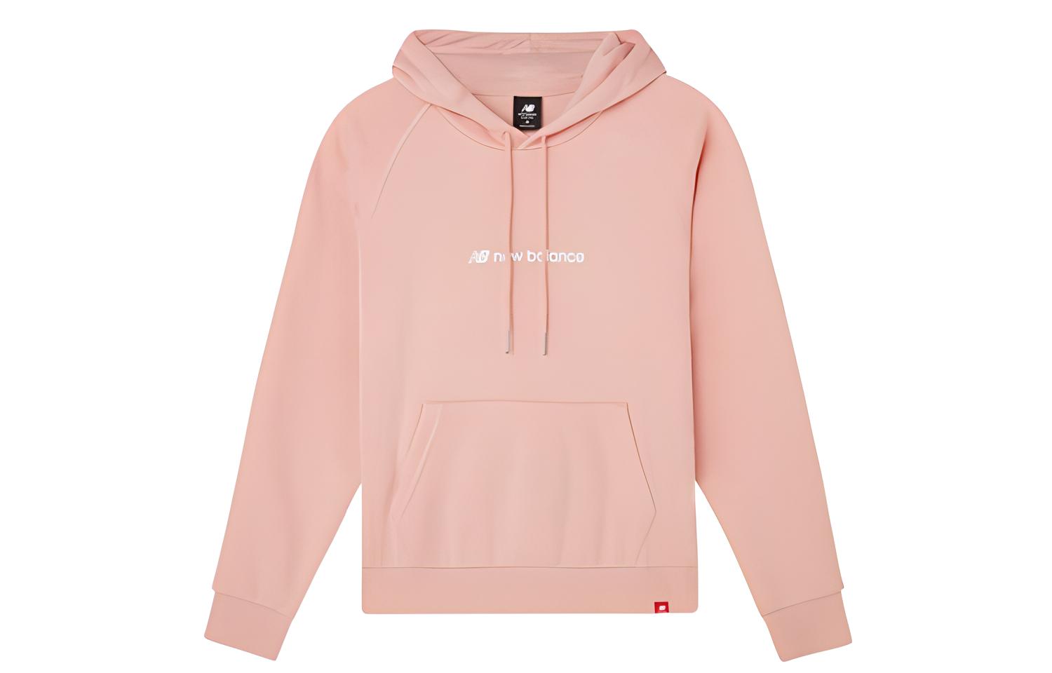 (Women) New Balance Pink Fleece-Lined Casual Sweatshirt AWT03399-PSN