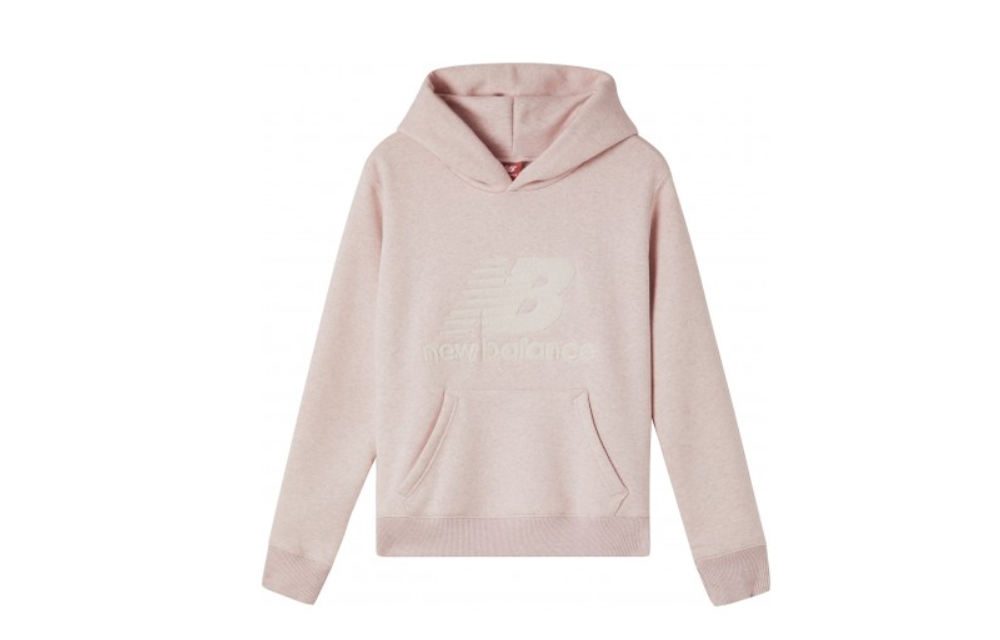 (Women) New Balance Pink Fleece Knit Winter Hoodie AWT93579-CS1