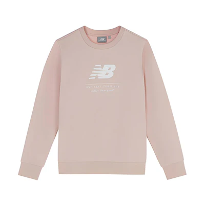 (Women) New Balance Pink Knit Crewneck Sweatshirt NC94S222PK