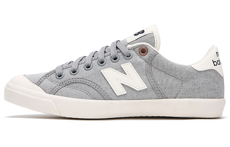 (Women) New Balance Procourt Canvas Grey 'Gray White Black' WLPROSPA