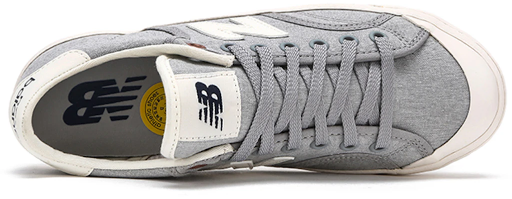 (W) New Balance Procourt Canvas Abu 'Abu Putih Hitam' WLPROSPA Lookbook (W) New Balance Procourt Canvas Abu 'Abu Putih Hitam' WLPROSPA