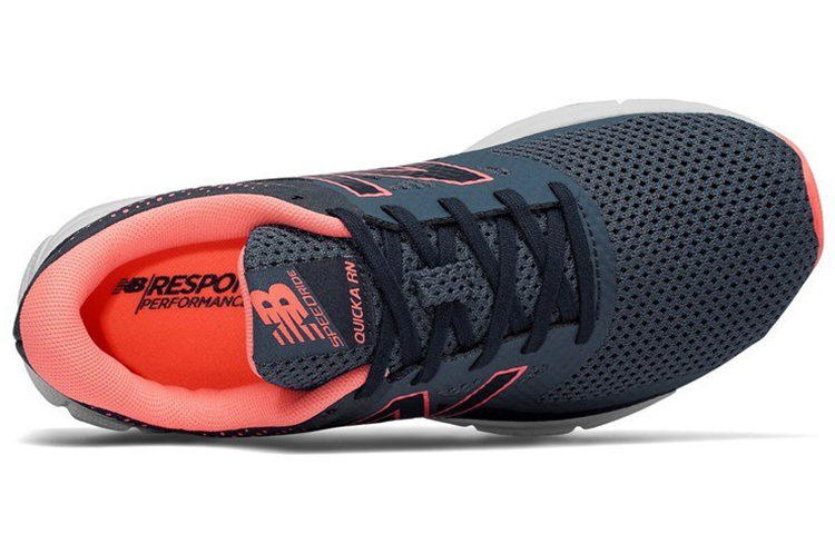 Lookbook (W) New Balance Quik Series Zapatillas Ligeras Transpirables Bajas Casual 'Negro' WQUIKIN