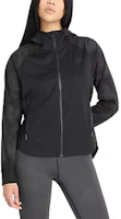 (Women) New Balance Reflective Logo Waterproof Windbreaker Jacket Asphalt WJ43201-ACK (Women) New Balance Reflective Logo Waterproof Windbreaker Jacket Asphalt WJ43201-ACK