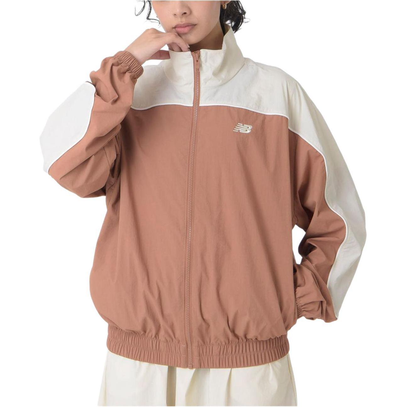 Shop (W) New Balance Retro Colorblock Zip Jacket Walnut Multi Edisi Greatest Hits WJ41506-WUT