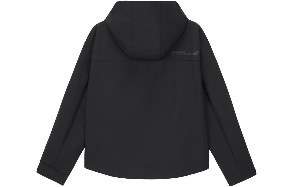 Lookbook (W) 新百伦复古连帽拉链夹克 - 黑色 5AD37252-BK