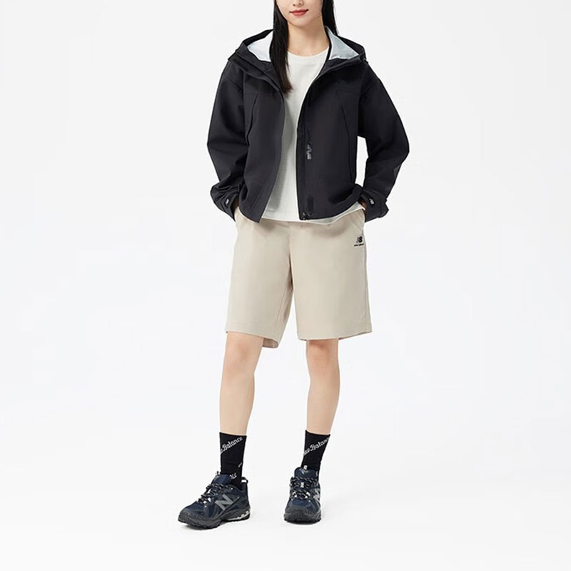 Details for (W) 新百伦复古连帽拉链夹克 - 黑色 5AD37252-BK