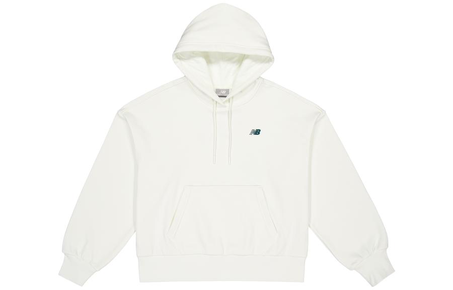 Order (W) New Balance 复古字母套头连帽衫 - 白色 NCD42222-IV