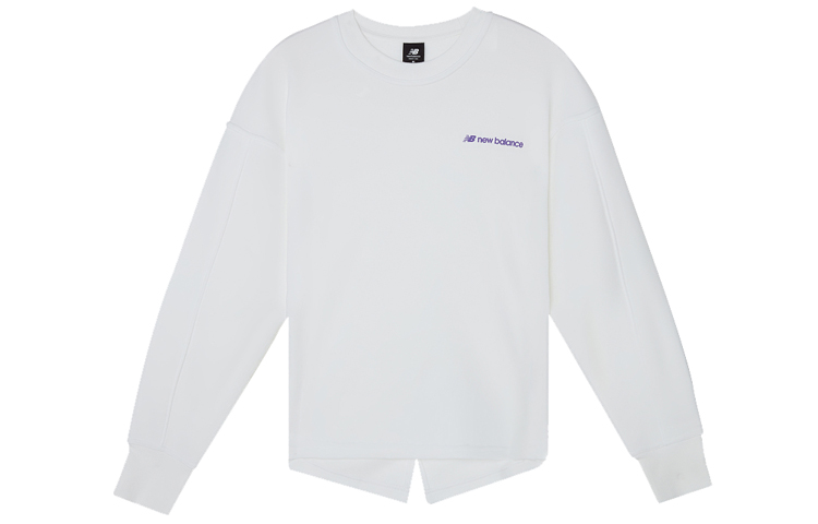 (Women) New Balance Solid Color Minimalistic Hoodie White AWT03327-MUN
