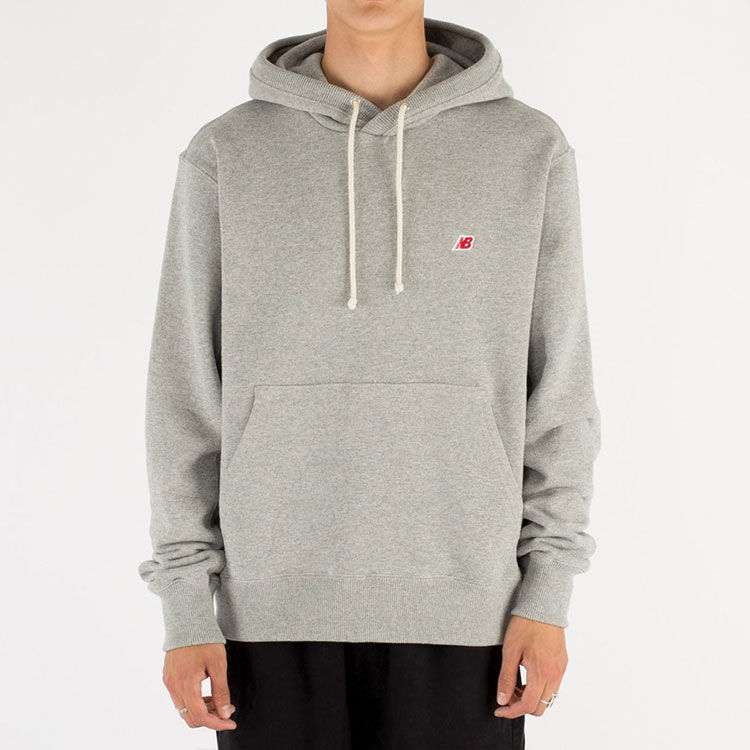 Lookbook (W) 新百伦Logo抓绒连帽衫休闲运动服 MT21540-AG