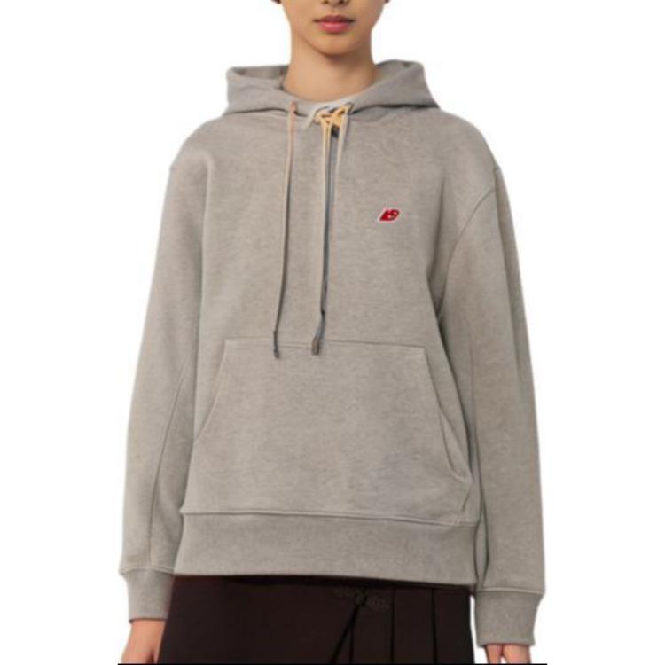 Details for (W) 新百伦Logo抓绒连帽衫休闲运动服 MT21540-AG