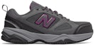 Order (W) New Balance Steel Toe 627 v2 Kulit 'Hitam Kelabu Merah Jambu' WID627P2