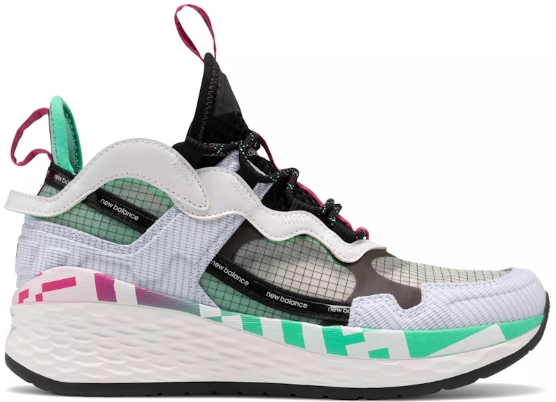 (Women) New Balance Test Run Project 2 White Black Neon Emerald WTRP2WB