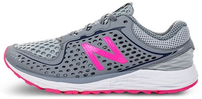 (Women) New Balance Vazee Breathe Low-top Gray/Pink 'Grey' WBREAHG (Women) New Balance Vazee Breathe Low-top Gray/Pink 'Grey' WBREAHG