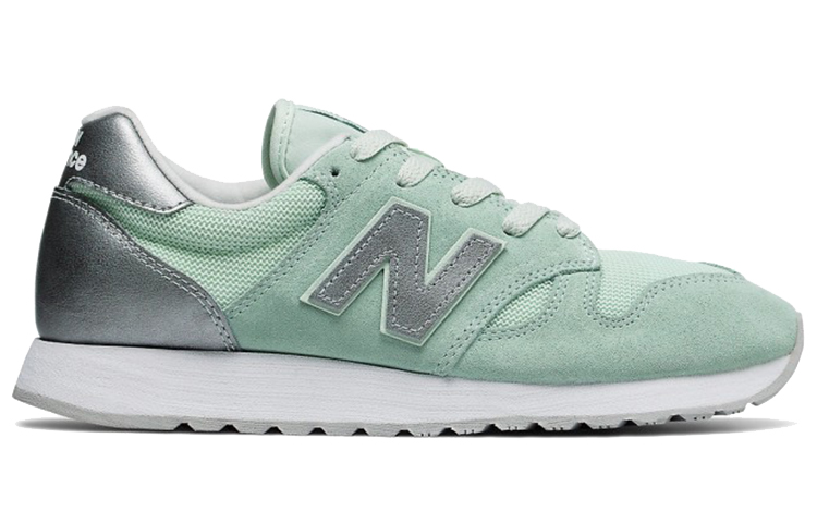 Order (W) ニューバランス W ライフスタイル グリーン/ホワイト/シルバー WL520SNB