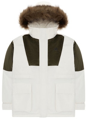 (W) New Balance 白色可拆式毛帽羽絨外套 冬季服裝 NPA43122-CRE Order (W) New Balance 白色可拆式毛帽羽絨外套 冬季服裝 NPA43122-CRE