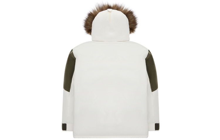 Lookbook (W) New Balance 白色可拆式毛帽羽絨外套 冬季服裝 NPA43122-CRE