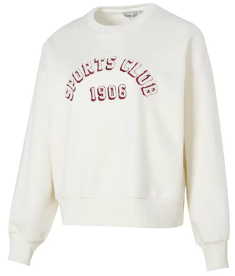 (W) 新百伦白色刺绣卫衣 - 透气宽松版型 NCD4E212-IV Order (W) 新百伦白色刺绣卫衣 - 透气宽松版型 NCD4E212-IV