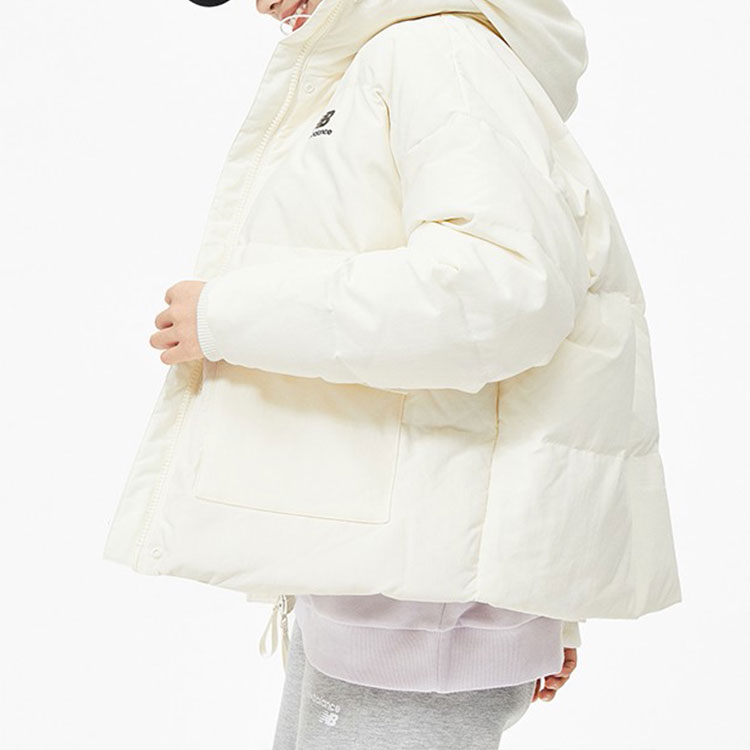 Purchase (W) New Balance Jaket Putih Puffer Hangat Musim Dingin Loose Fit. AWJ13342-SST