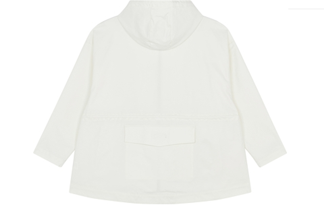 Lookbook (W) 新百伦白色纯色休闲连帽夹克 AWJ21313-IV