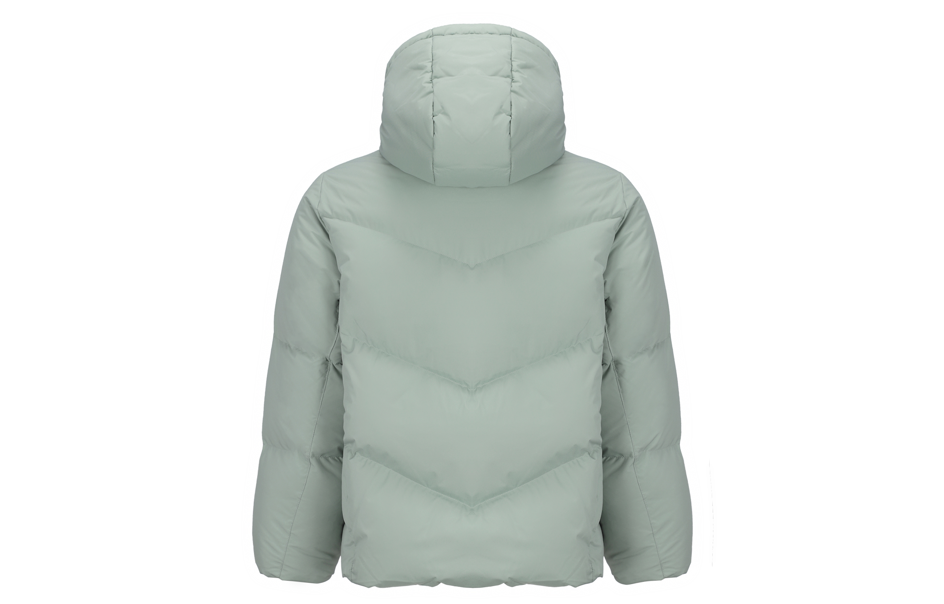 (Women) New Balance Winter Down Jacket Solid Color Drawstring Hoodie Green. AWJ14361-NTD 圖 3
