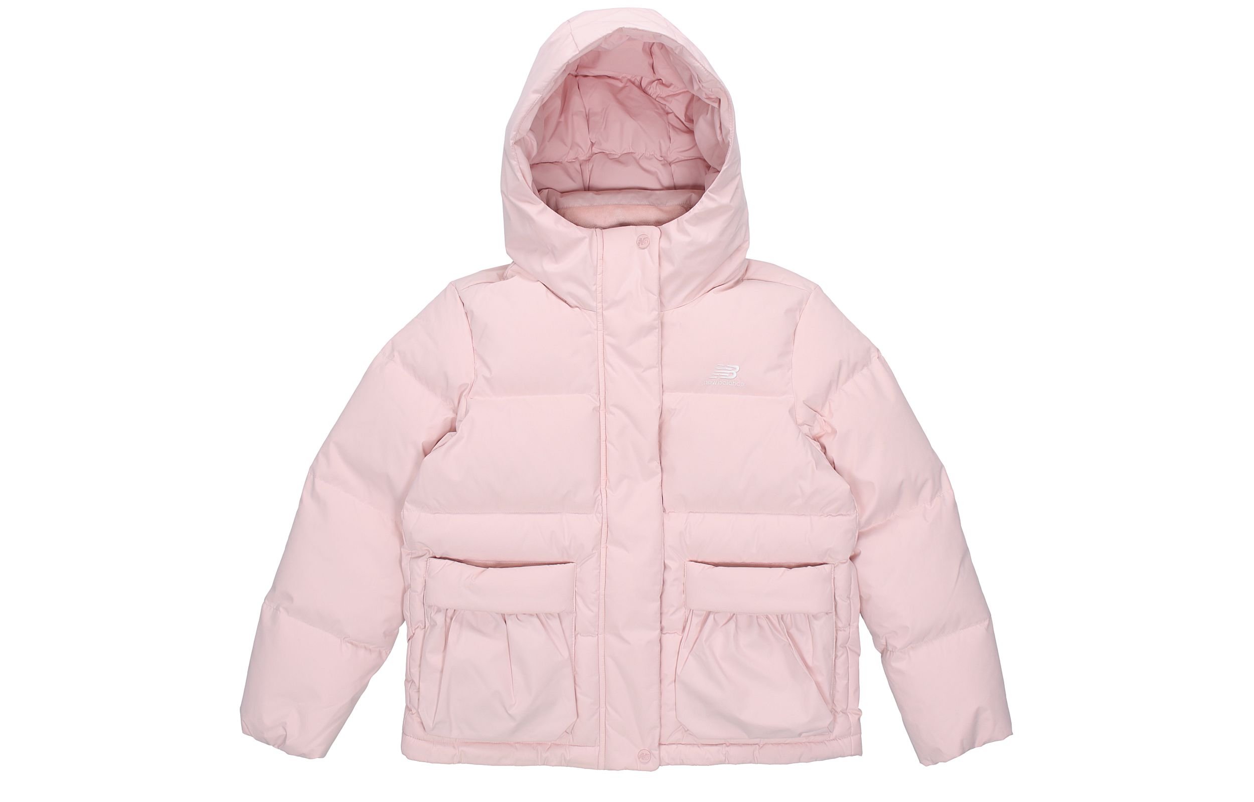 Order (Women) New Balance Winter Pink Hooded Puffer Down Jacket NPA4E012-PKZ