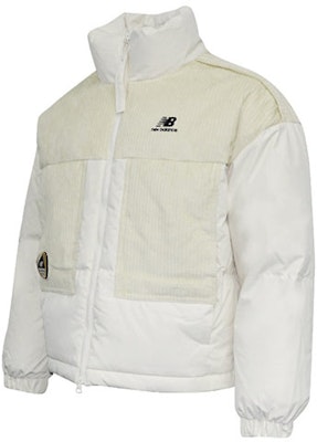 (Women) New Balance Winter Puffer Jacket Beige NPA43112-CRE Shop (Women) New Balance Winter Puffer Jacket Beige NPA43112-CRE