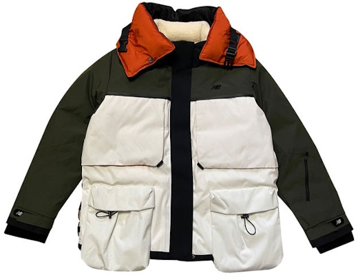 (Women) New Balance Winter Short Down Jacket Colorblock Logo White. NP94N012-WT Buy (Women) New Balance Winter Short Down Jacket Colorblock Logo White. NP94N012-WT