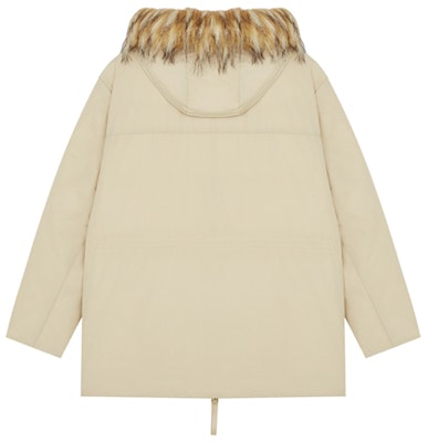 (Women) New Balance Winter Warm Down Jacket with Fur Hood Beige. AWJ13340-BEI Lookbook (Women) New Balance Winter Warm Down Jacket with Fur Hood Beige. AWJ13340-BEI