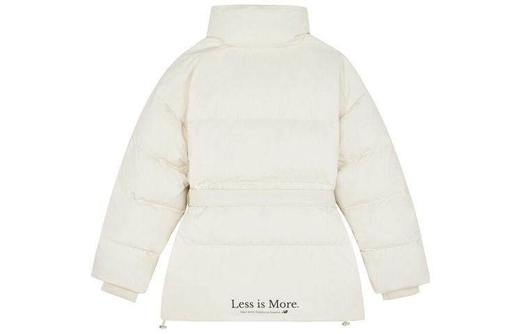 (Women) New Balance Winter White Puffer Jacket with Stand Collar. 5PB4U242-CRE 圖 3
